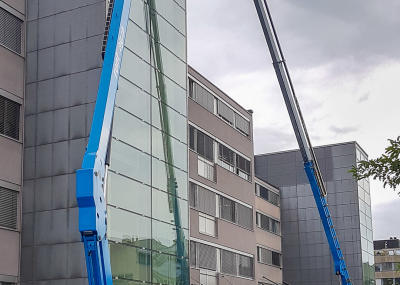 Auswechseln von RWA-Fenstern in Treppenhaus