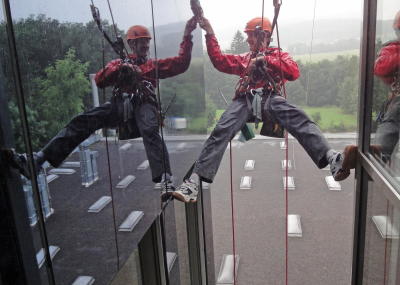 Seilarbeit in Aktion
